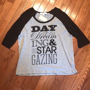 Forever 21 loose baseball tee